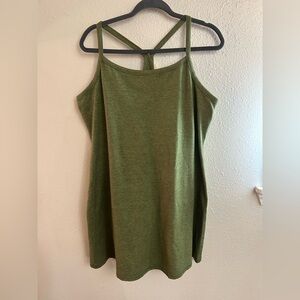 Aerie Offline Hugger Dress Active Green Womens Size XXL